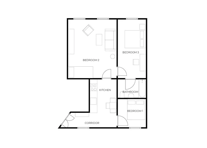 Chic - Near U3 Metro Apartamento Viena